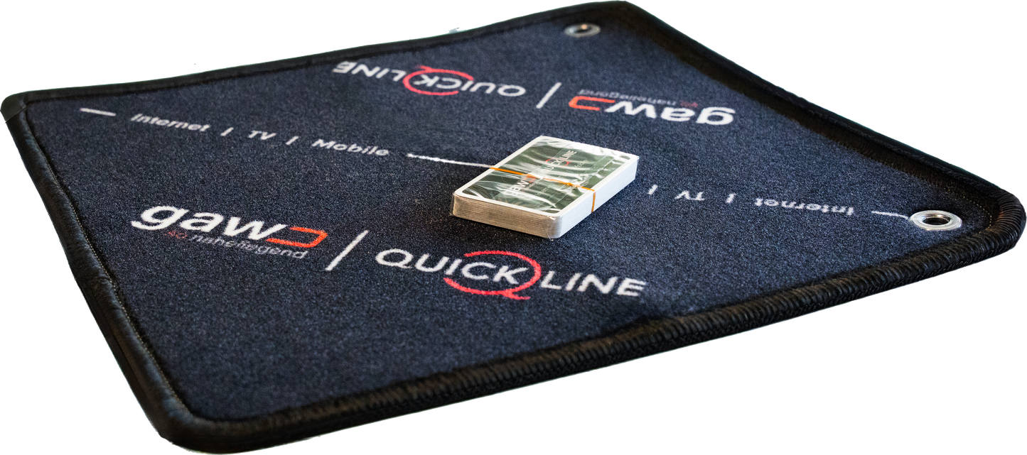 GAW I Quickline Jassteppich und Jasskarten