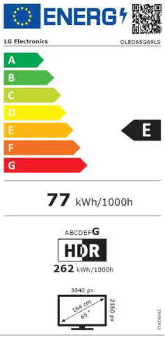 LG TV OLED 65G69LS.AVS 6Jahre Garantie
