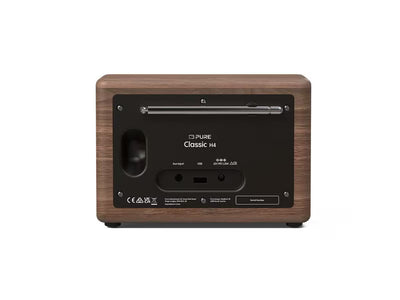 Pure DAB+ Radio Classic H4 Walnuss/Schwarz