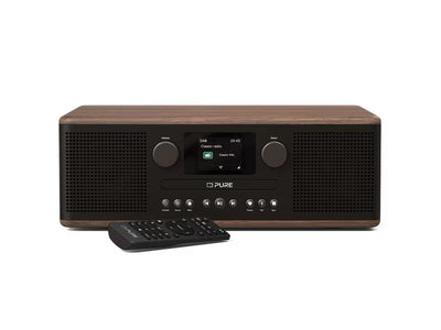 Pure DAB+ Radio Classic C-D6 Walnuss Schwarz